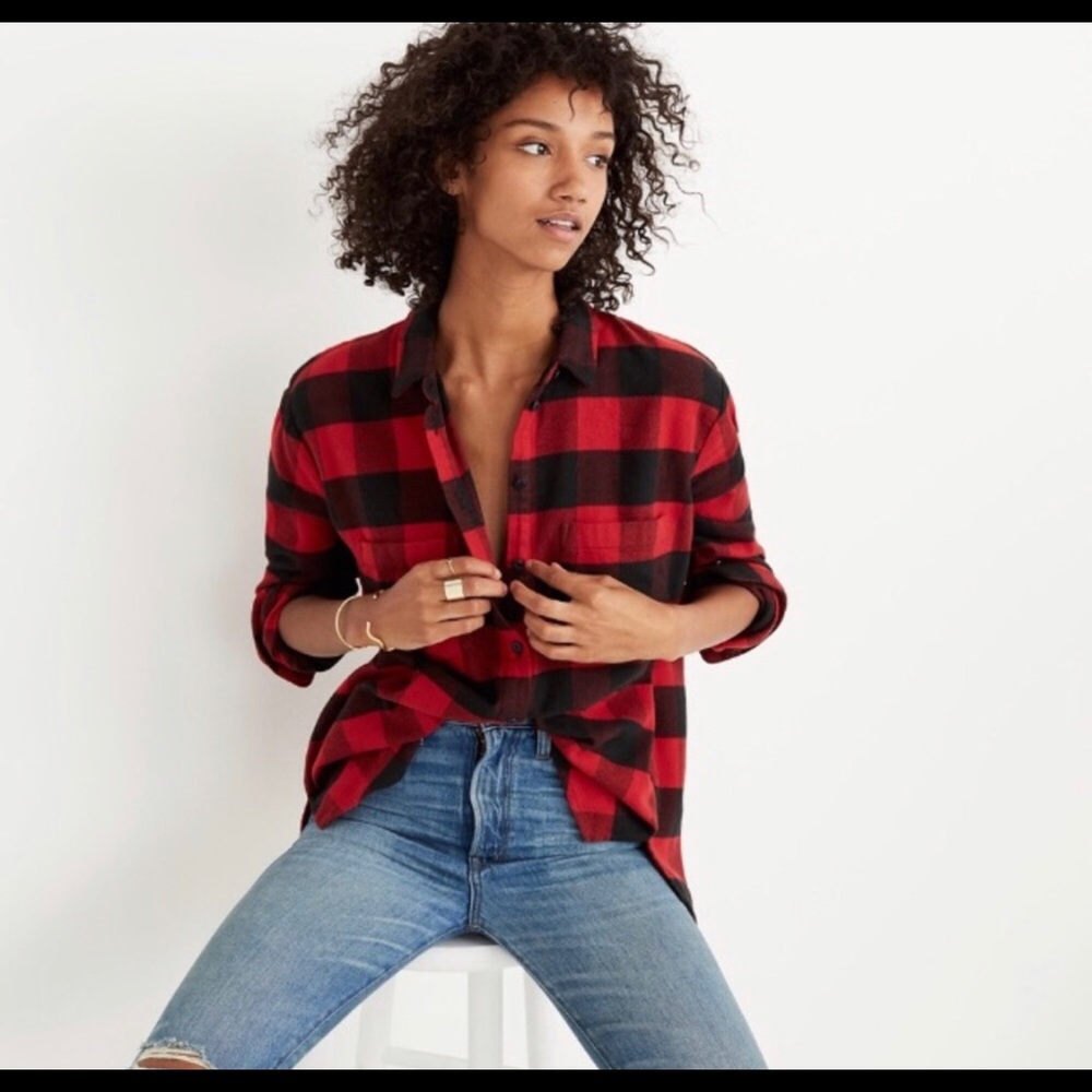 Madewell Buffalo Plaid Flannel